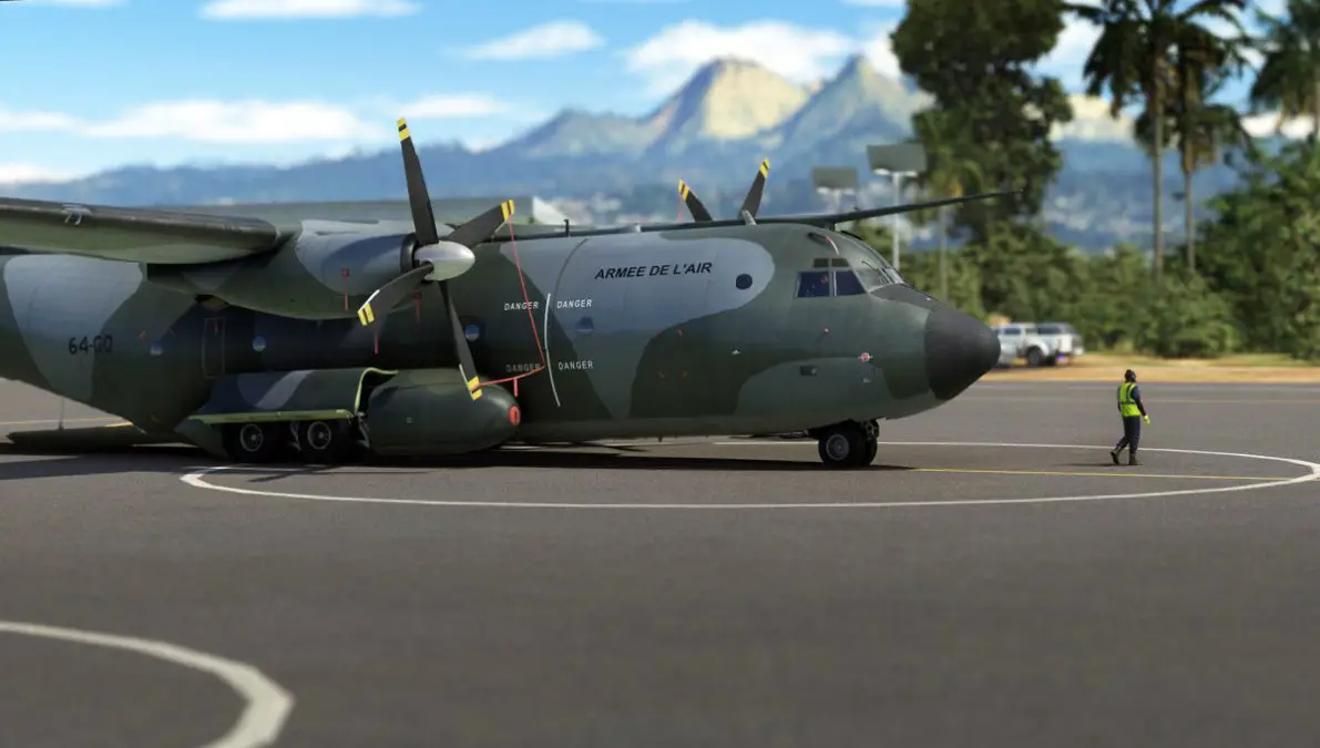 Watch the trailer for the AzurPoly Transall C-160, coming to MSFS in a few weeks