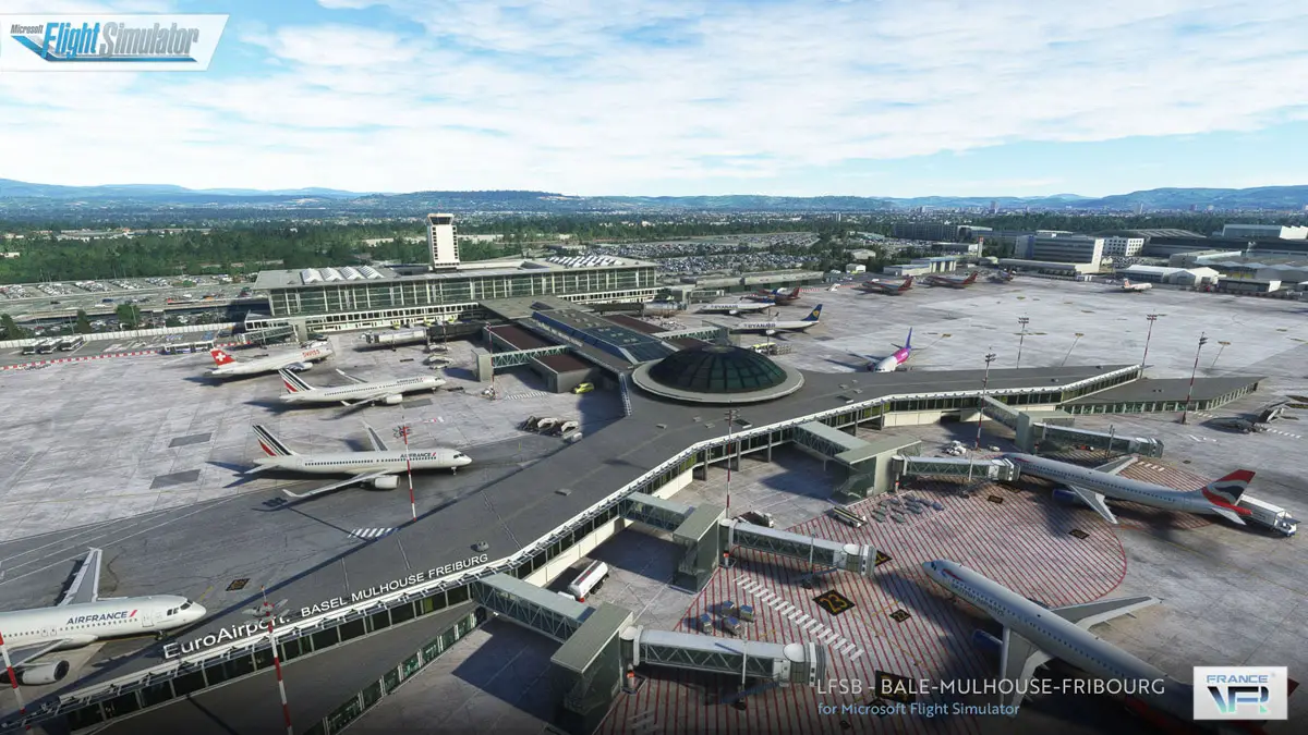 France VFR releases LFSB Basel-Mulhouse-Freiburg Airport, a gateway to France, Switzerland, and Germany