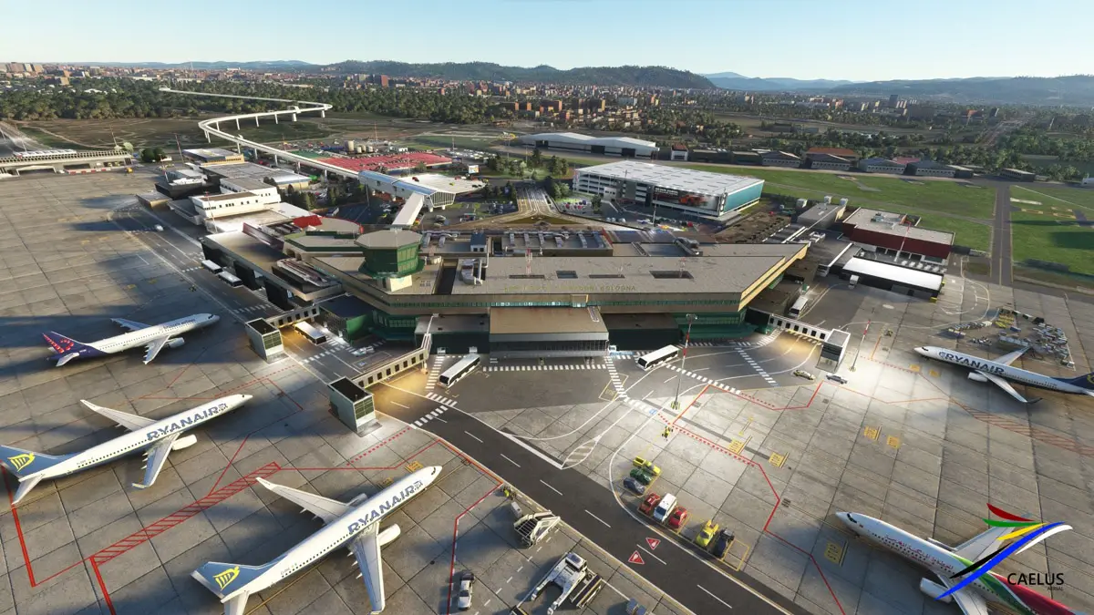 A gateway to northern Italy: Bologna Airport released for MSFS