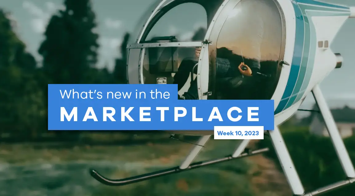 The latest Marketplace update brings us the Mini-500 helicopter, the Venom DH-112, Newark Airport, and more