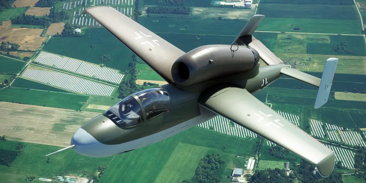 Cockspur announces the Heinkel He 162 for Microsoft Flight Simulator