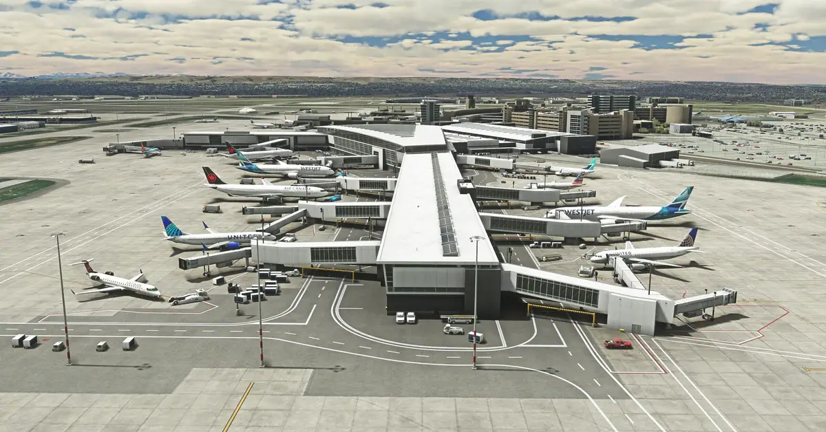 FSimStudios releases CYYC Calgary International Airport for MSFS