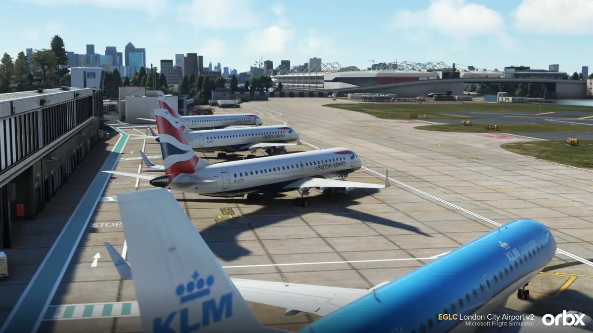 Orbx releases EGLC London City Airport v2 Update for Microsoft Flight Simulator