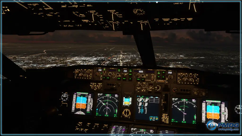 PMDG 737 800 cockpit