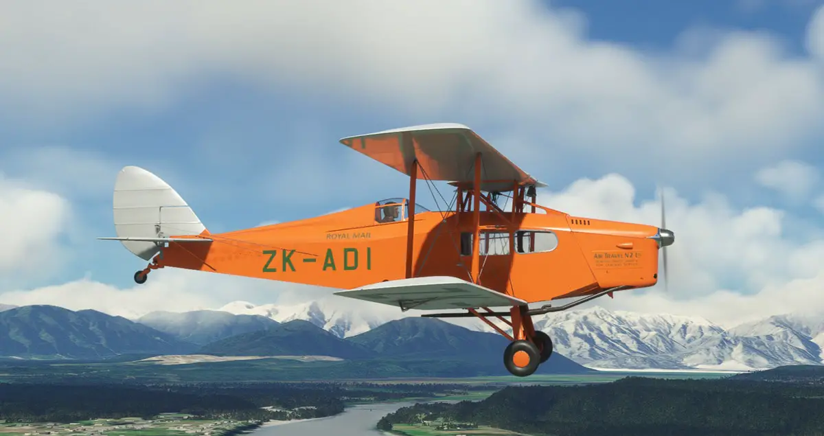 Flight Replicas’ historic Fox Moth lands in Microsoft Flight Simulator