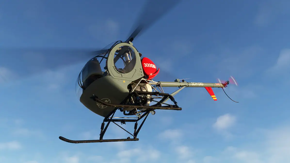 Nemeth Designs releases a new helicopter for MSFS: the Schweizer S300CBi