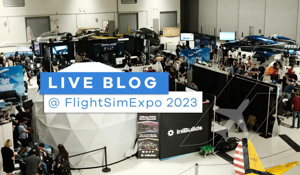 Live Blog: Explore FlightSimExpo 2023 with us!