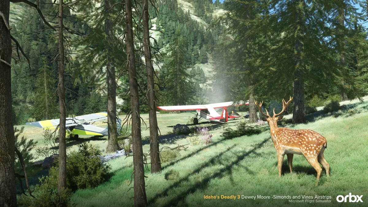 Orbx releases Idaho’s Deadly 3: Dewey Moore, Simonds, and Vines Airstrips for MSFS