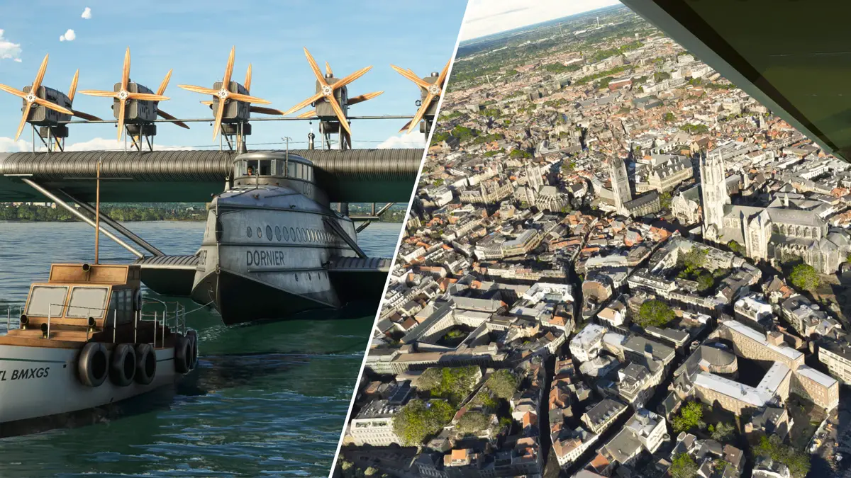 Microsoft Flight Simulator unveils City Update IV: Western Europe and the Dornier Do X flying boat