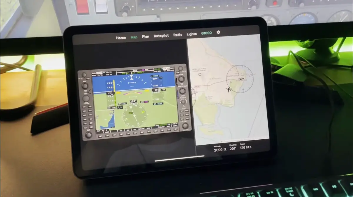 SimBox updates add in-tablet G1000, support for new aircraft, a moving map, and much more