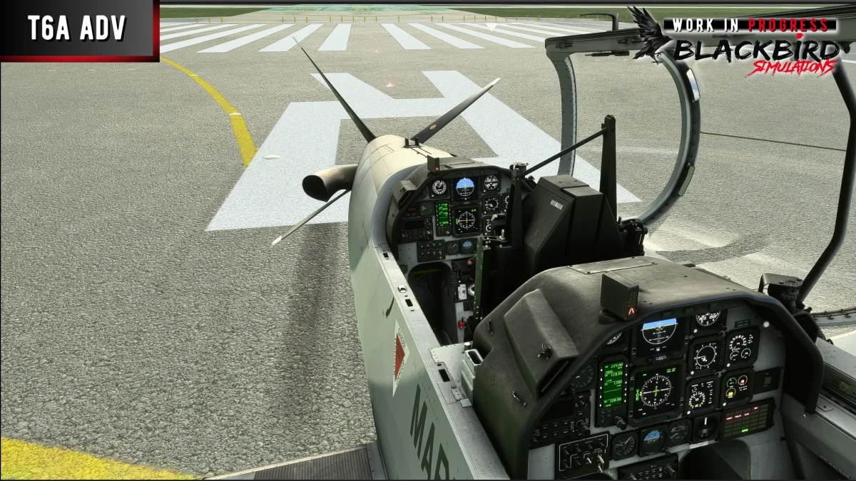 Blackbird Simulations shows off the stunning cockpit of its Texan T-6A for Microsoft Flight Simulator