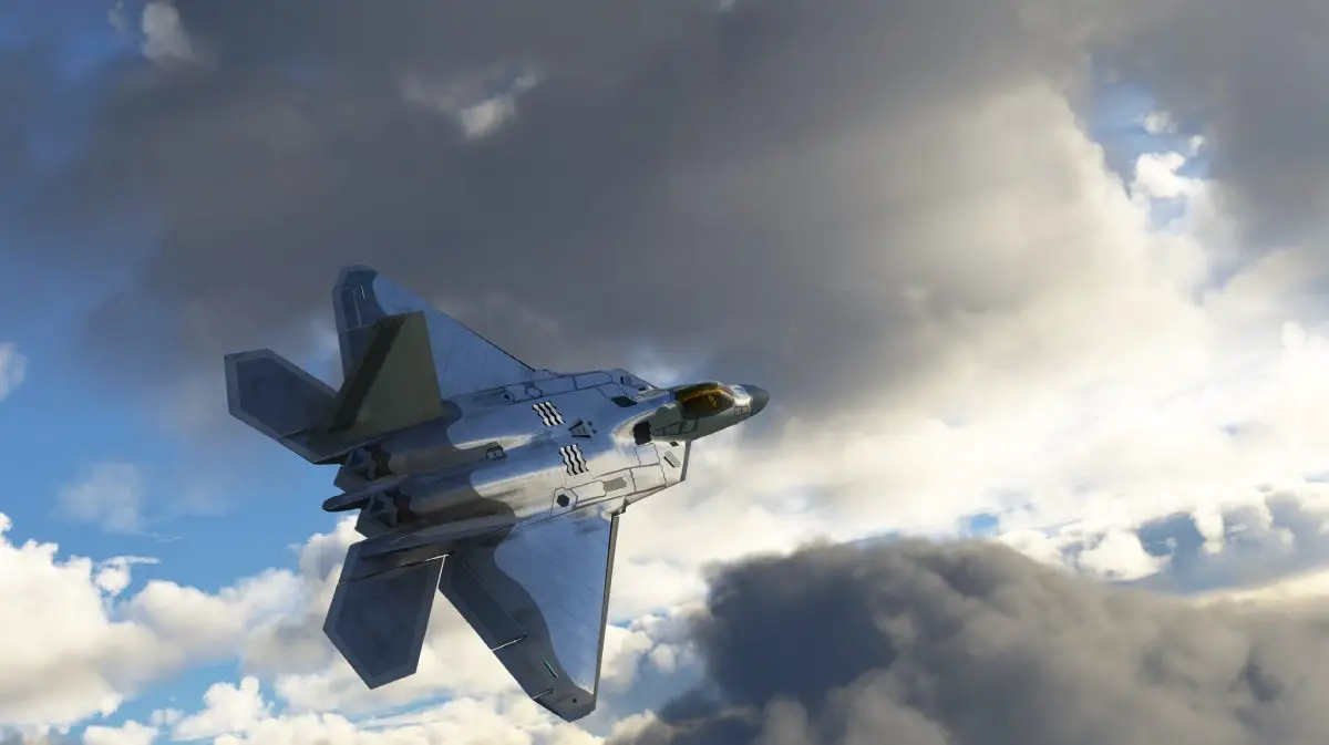 Top Mach Studios releases major update for F-22A Raptor in Microsoft Flight Simulator