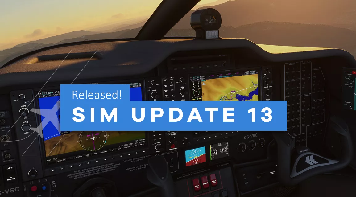 Sim Update 13 released for Microsoft Flight Simulator
