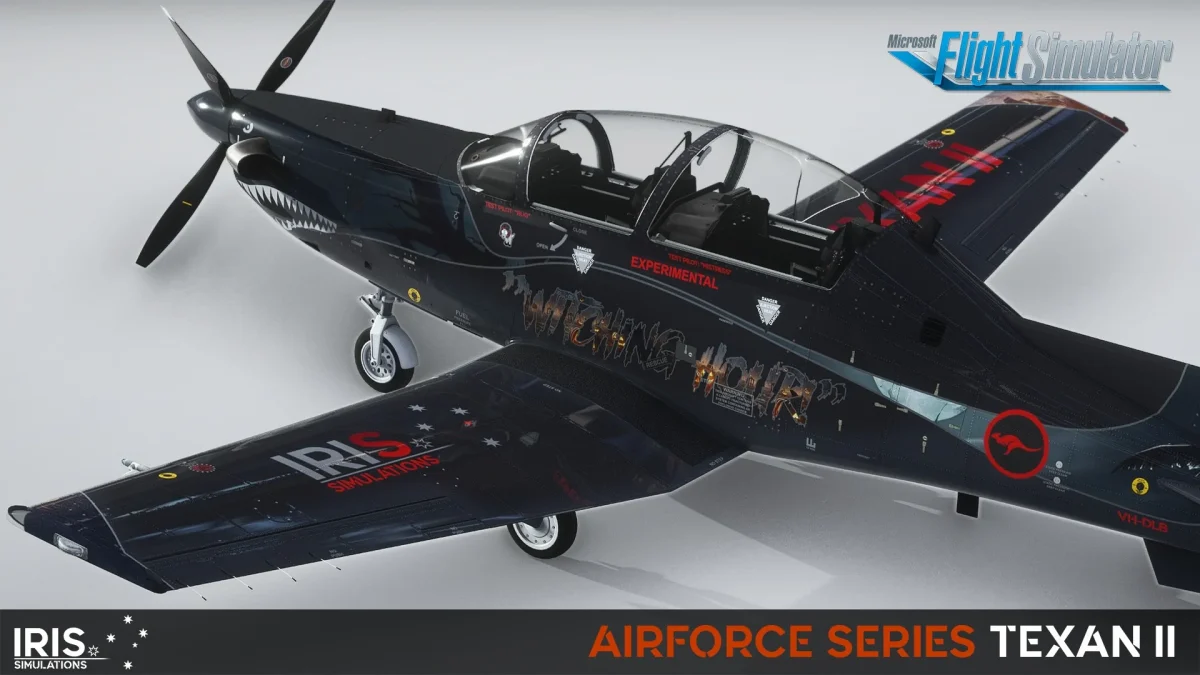 IRIS Simulations releases the T-6 Texan II military trainer for MSFS