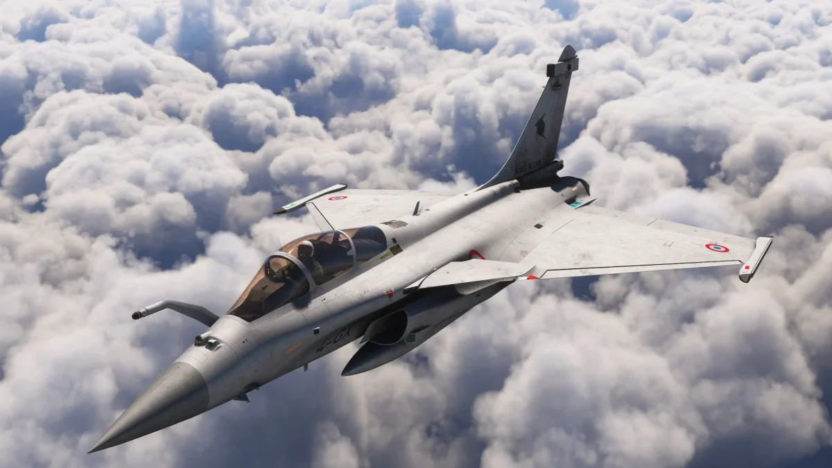 The CJ Simulations Rafale is now available in the Microsoft Flight Simulator Marketplace