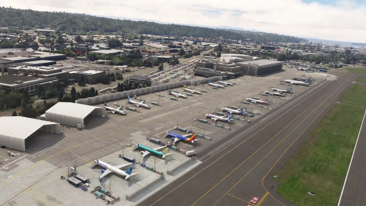 Drzewiecki Design releases KBFI Boeing Field for Microsoft Flight Simulator