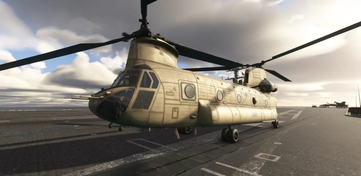 Chinook CH-47 for MSFS “nearly complete”, Miltech Simulations says