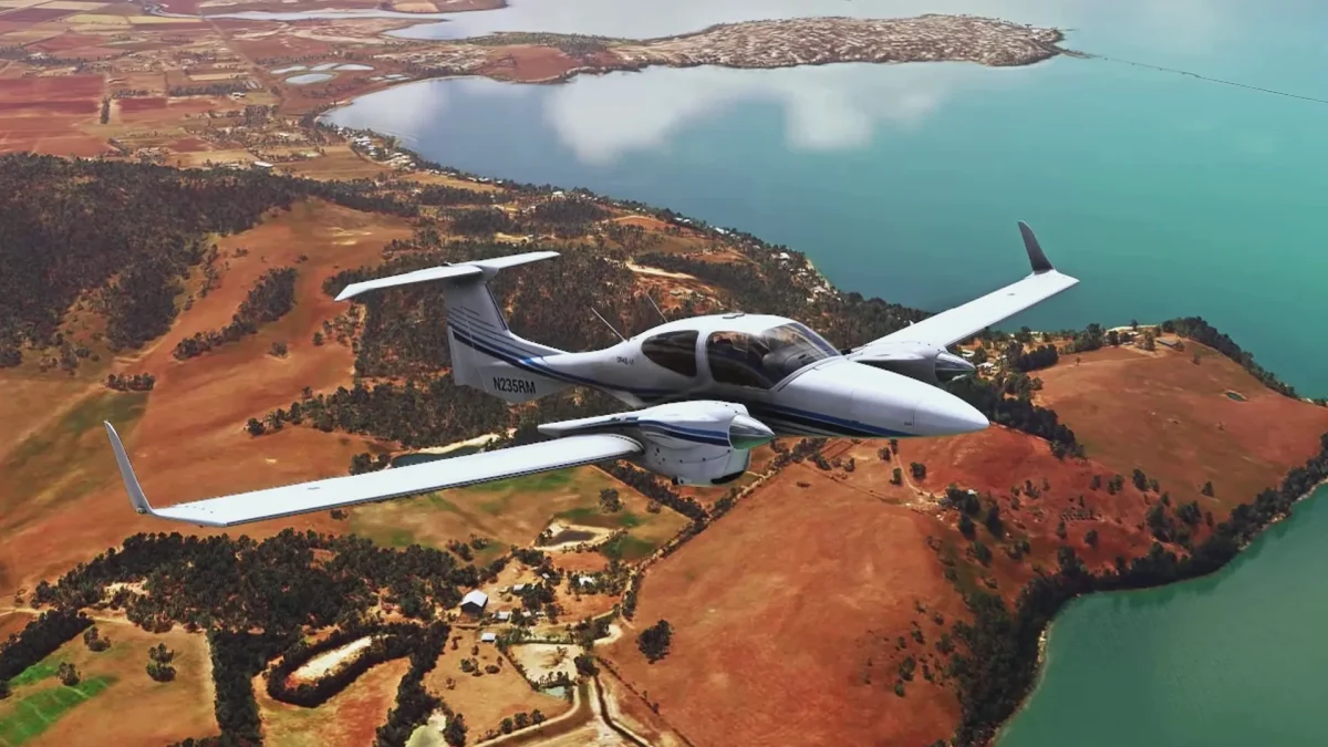 Watch this preview of the stunning COWS Diamond DA-42 for Microsoft Flight Simulator
