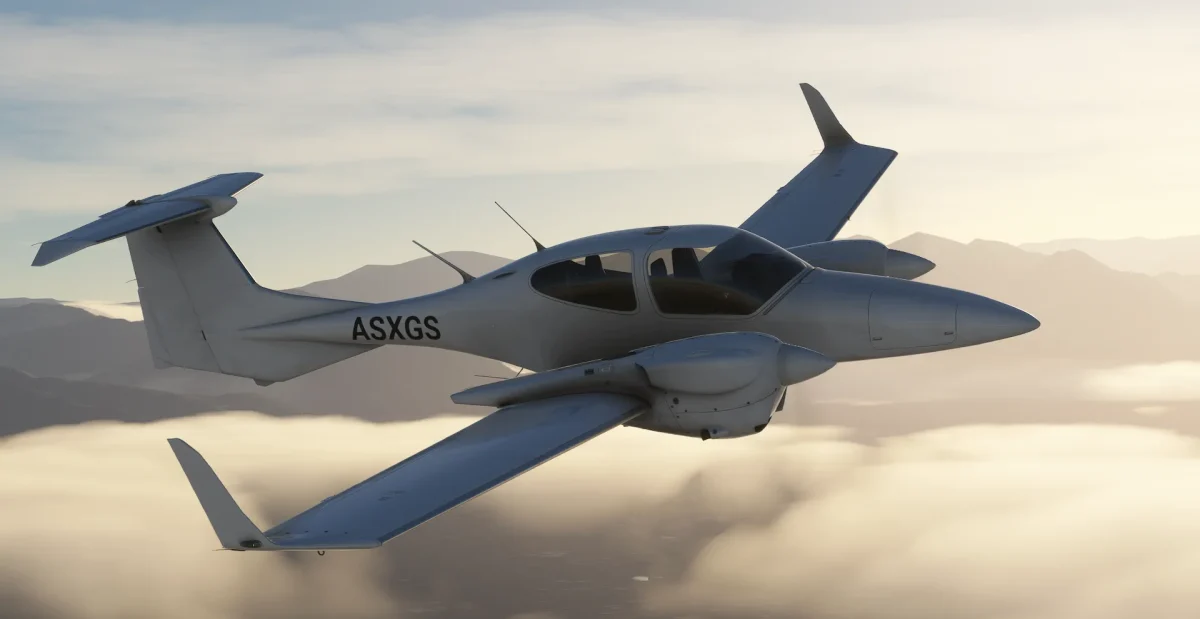 Watch the teaser for the COWS Diamond DA42, coming soon to MSFS