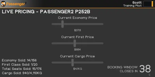 Passenger2 Live Pricing