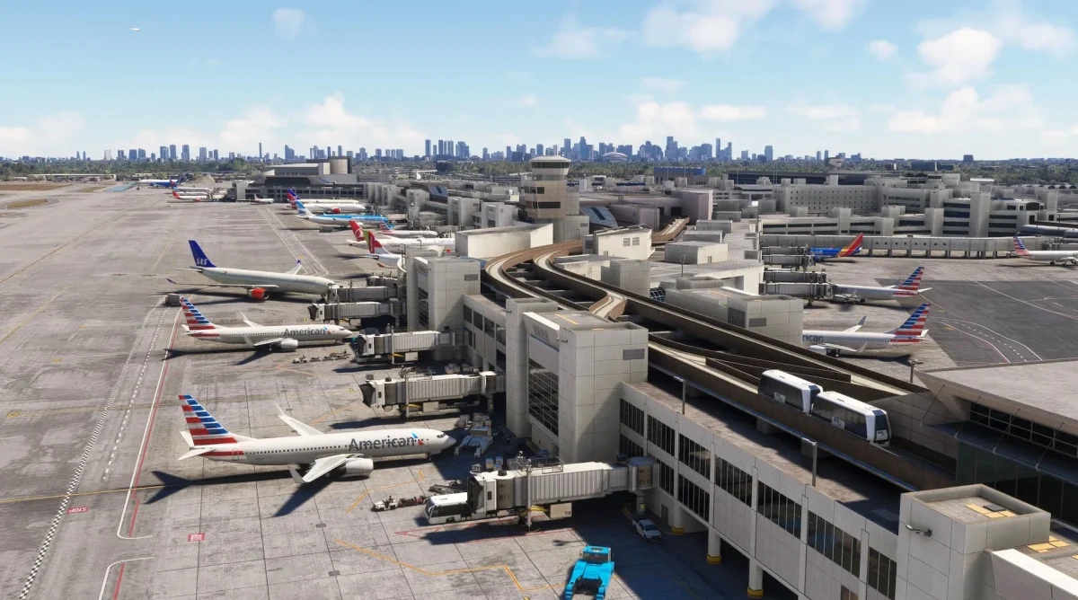 Miami International Airport now Available for MSFS from BMWorld and AmSim