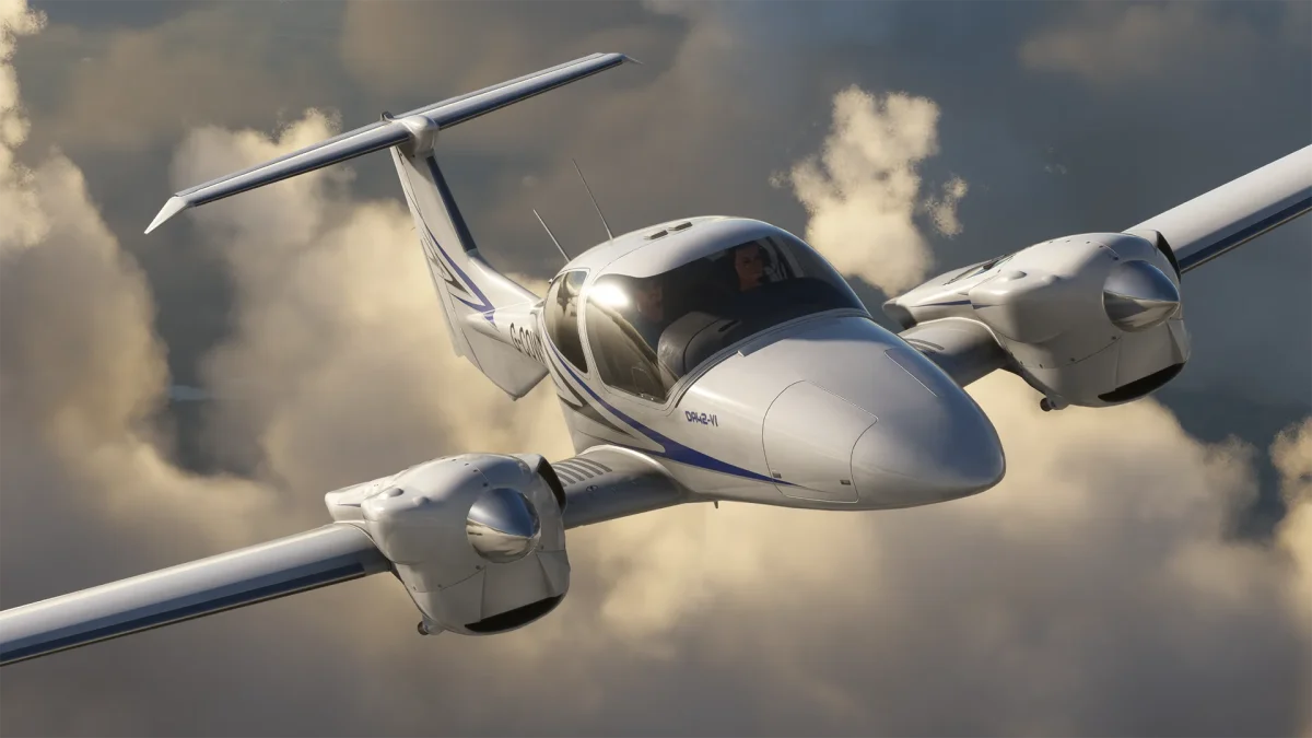 The COWS Diamond DA42 Is Now Available for MSFS
