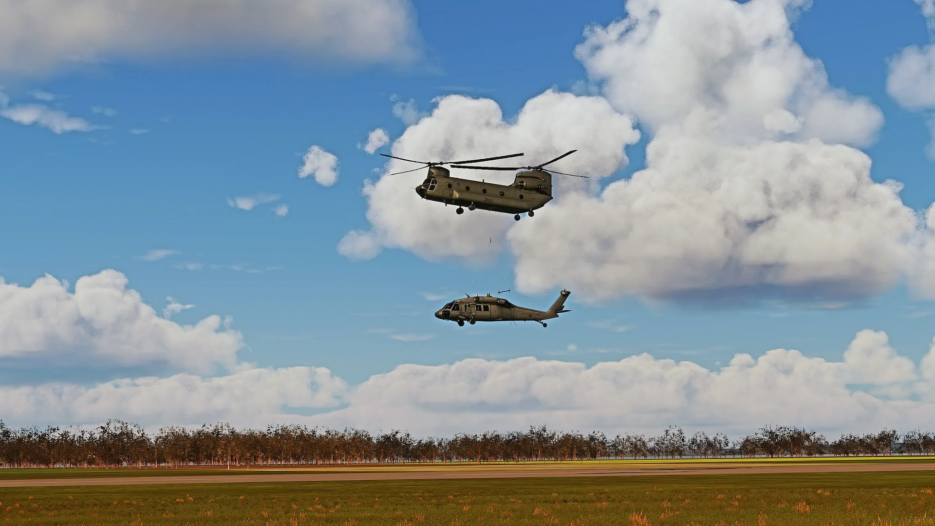 Miltech Simulations CH 47 Chinook MSFS 3
