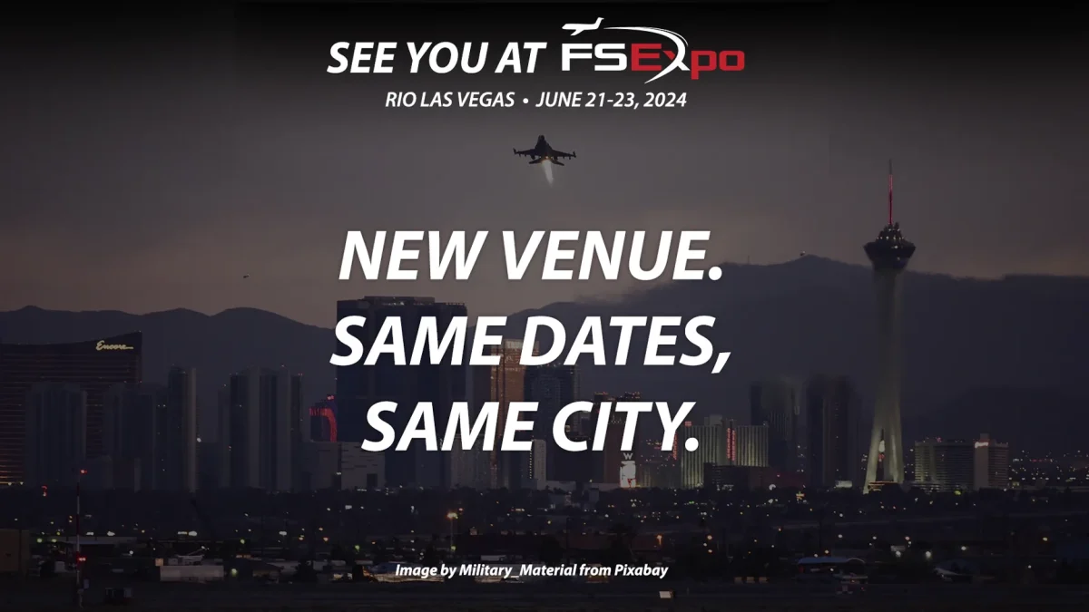 (Discounted registration extended to April 1) – FlightSimExpo 2024 Finds New Home at Rio Las Vegas