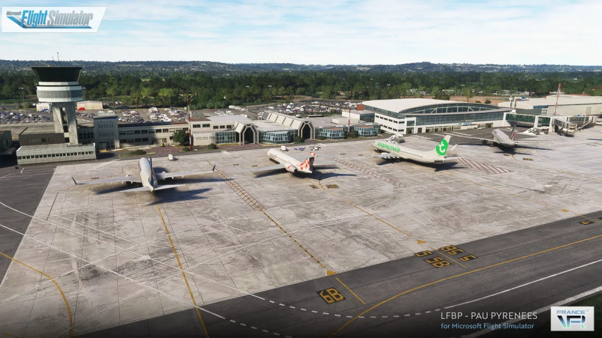 France VFR Releases LFBP – Pau Pyrenees Airport for Microsoft Flight Simulator