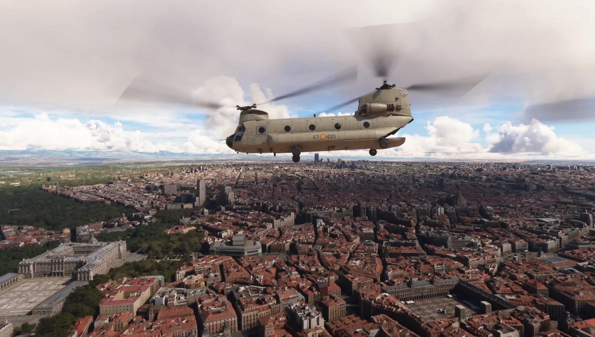 CH47D Chinook released by Miltech Simulations