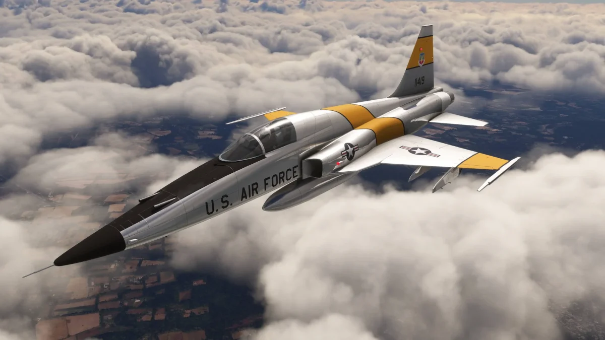 Discover all the details about the SC Designs F-5E Tiger II, coming very soon to Microsoft Flight Simulator