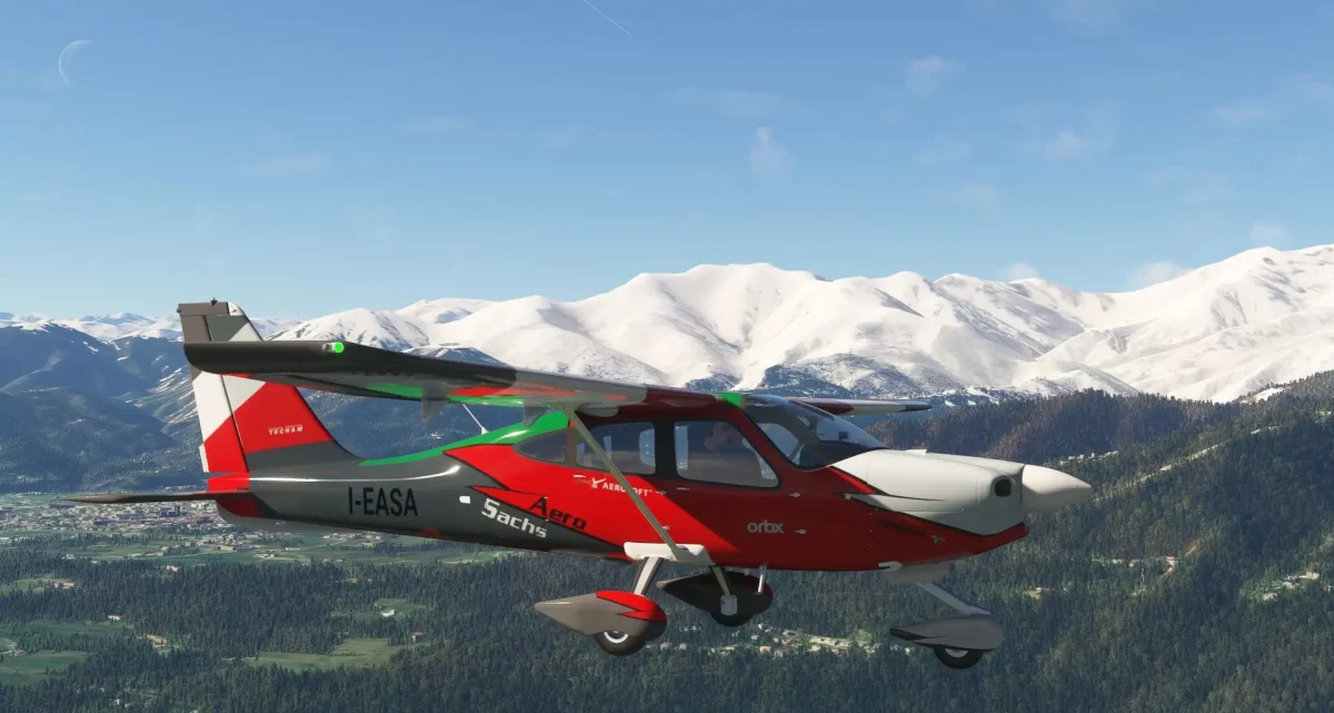 Aerosachs releases the Tecnam P2010 for Microsoft Flight Simulator