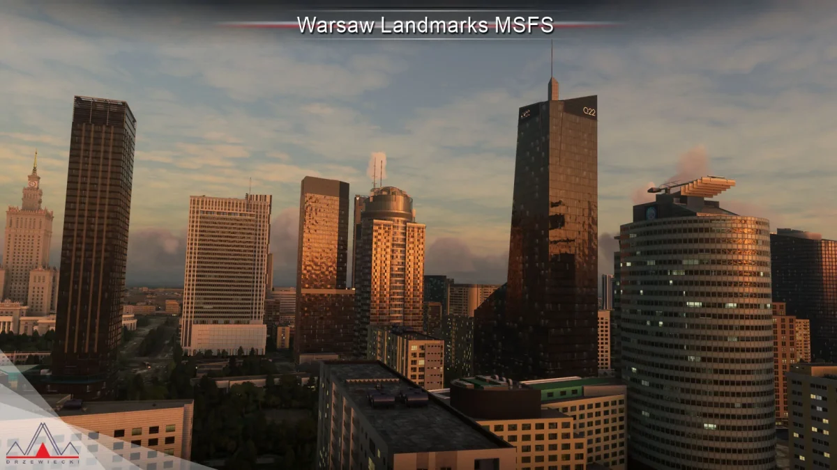 Drzewiecki Design releases comprehensive Warsaw Landmarks package for MSFS