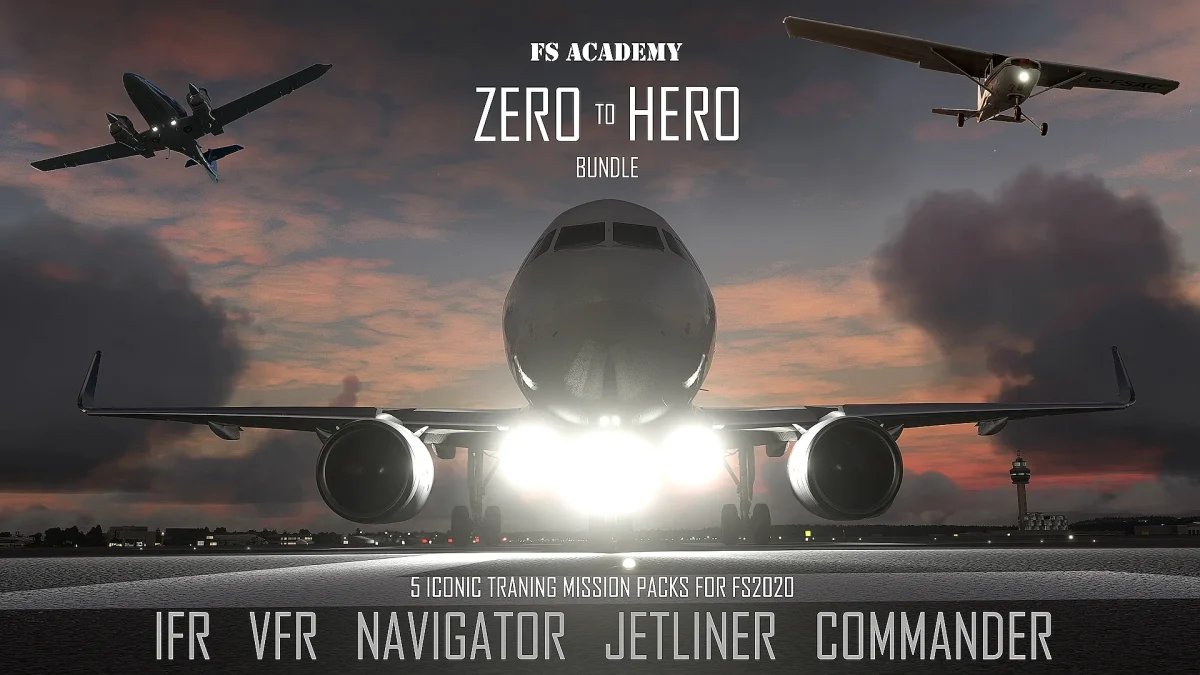 FS Academy releases “ZERO to HERO” training bundle for Microsoft Flight Simulator