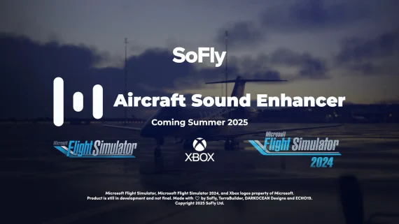 sofly aircraft sound enhancer msfs announcement 1