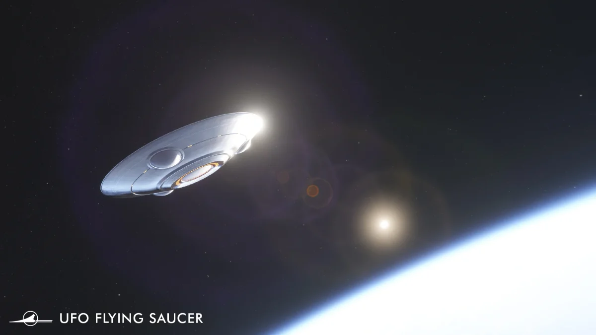 Captain Sim releases a UFO flying saucer for Microsoft Flight Simulator 2024
