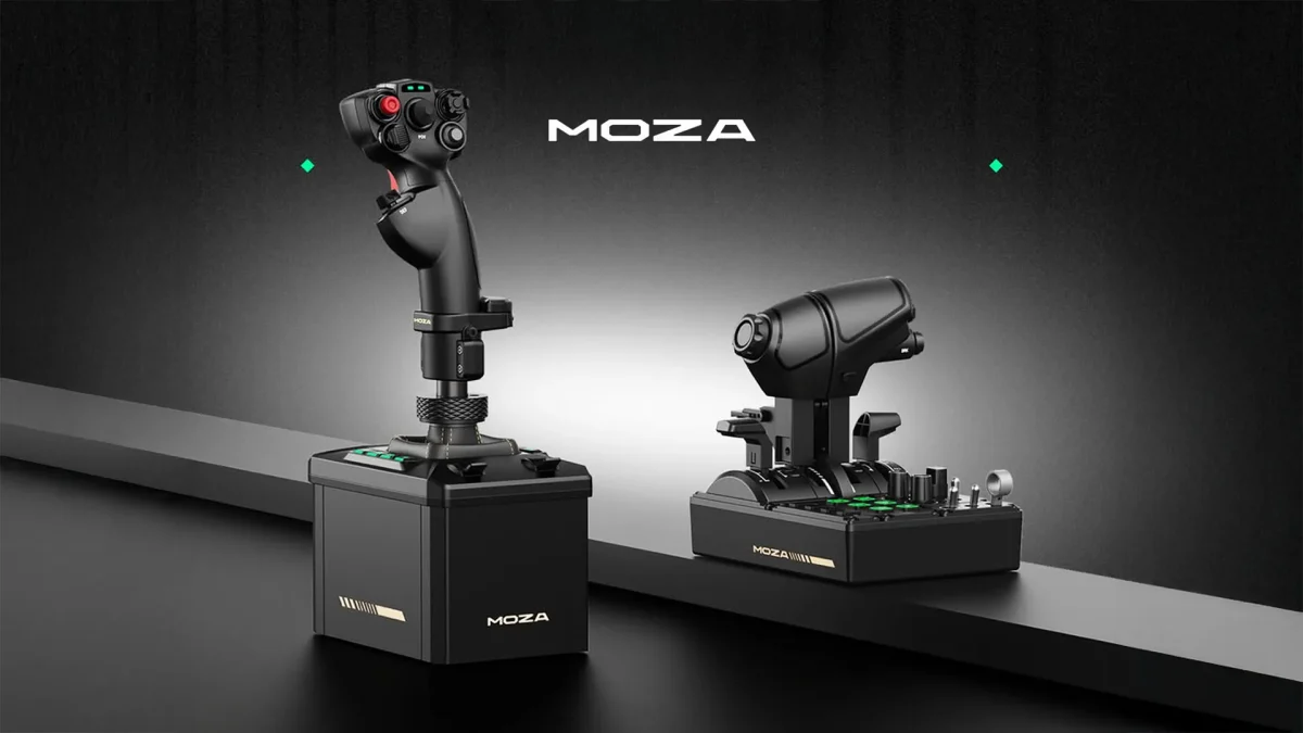 Moza launches new AB6 force-feedback base and modular MTQ throttle system for flight simmers