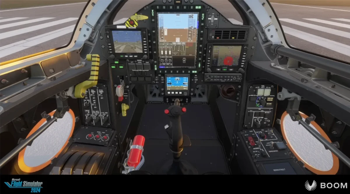 Boom XB-1 and T-38 Talon revealed in detail for Microsoft Flight Simulator 3 msfs boom xb 1 3
