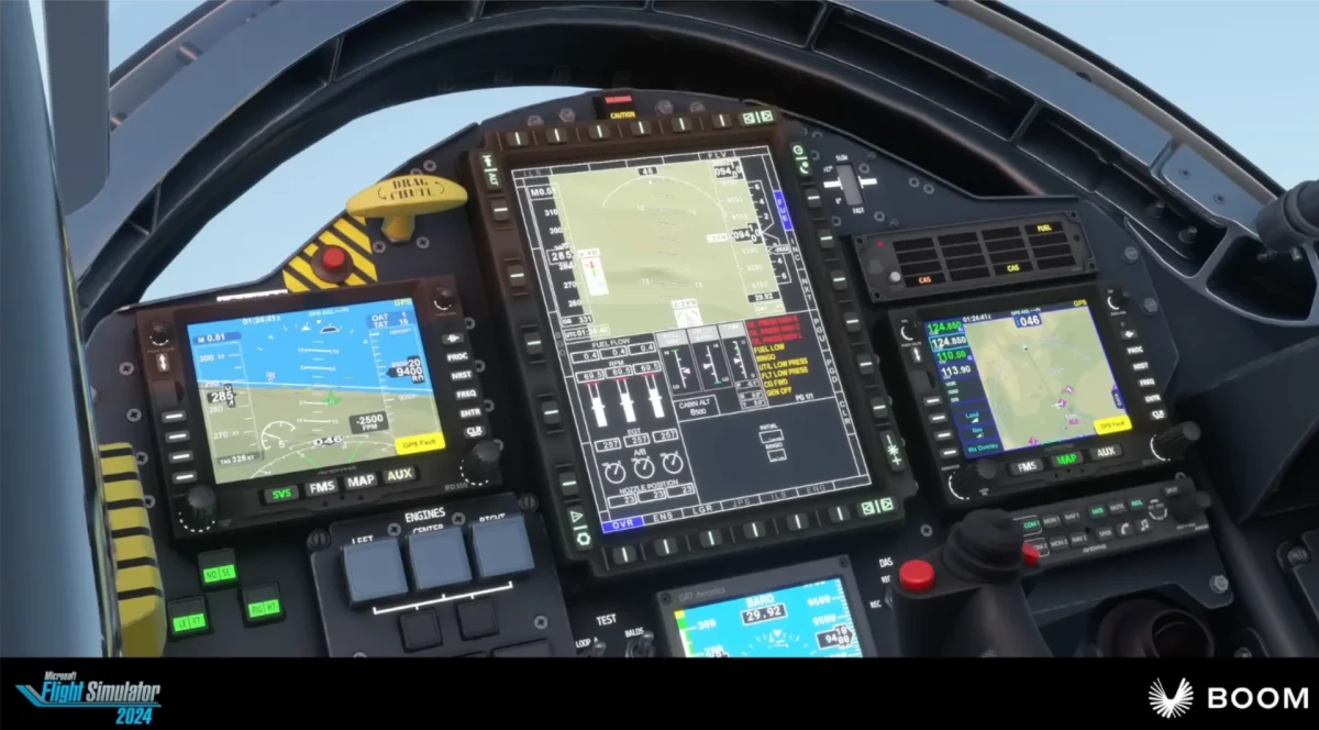 Boom XB-1 and T-38 Talon revealed in detail for Microsoft Flight Simulator 2 msfs boom xb 1 4