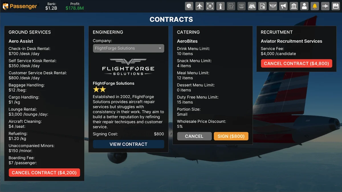 Passenger2x Contracts