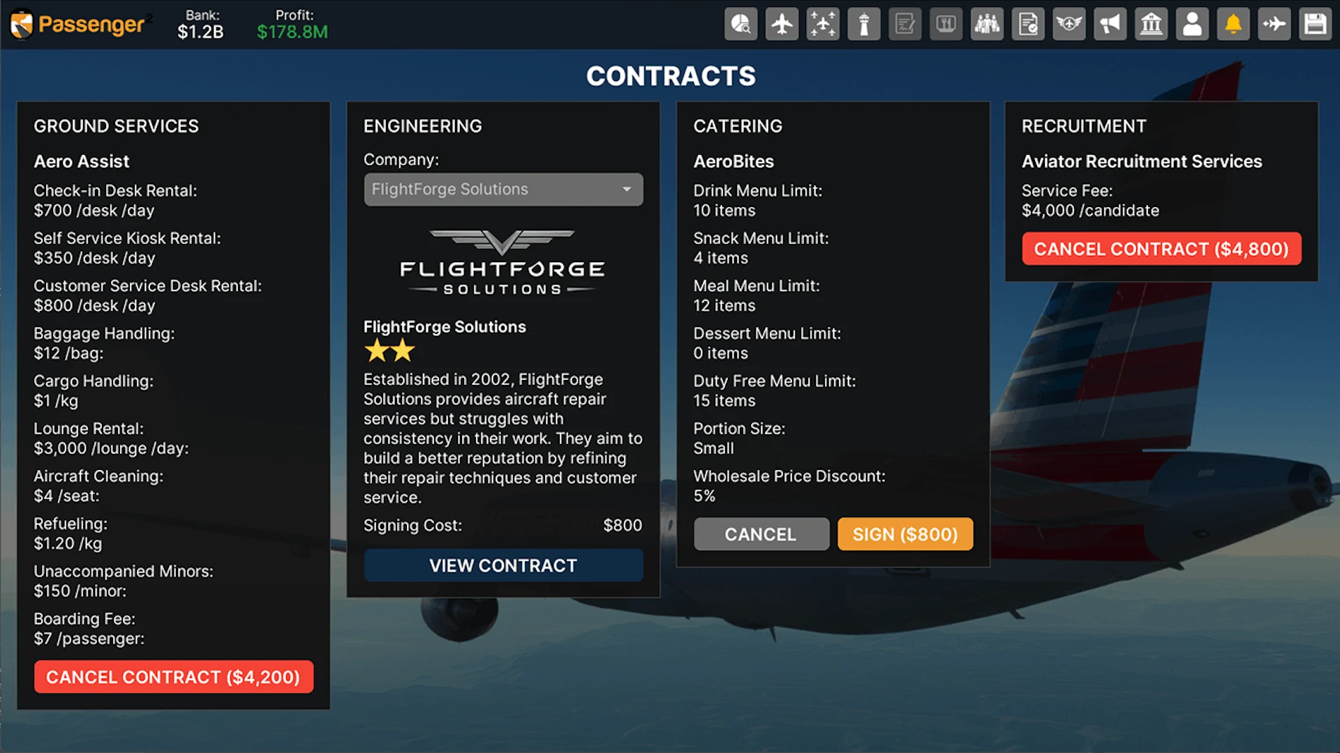 Passenger2x Contracts