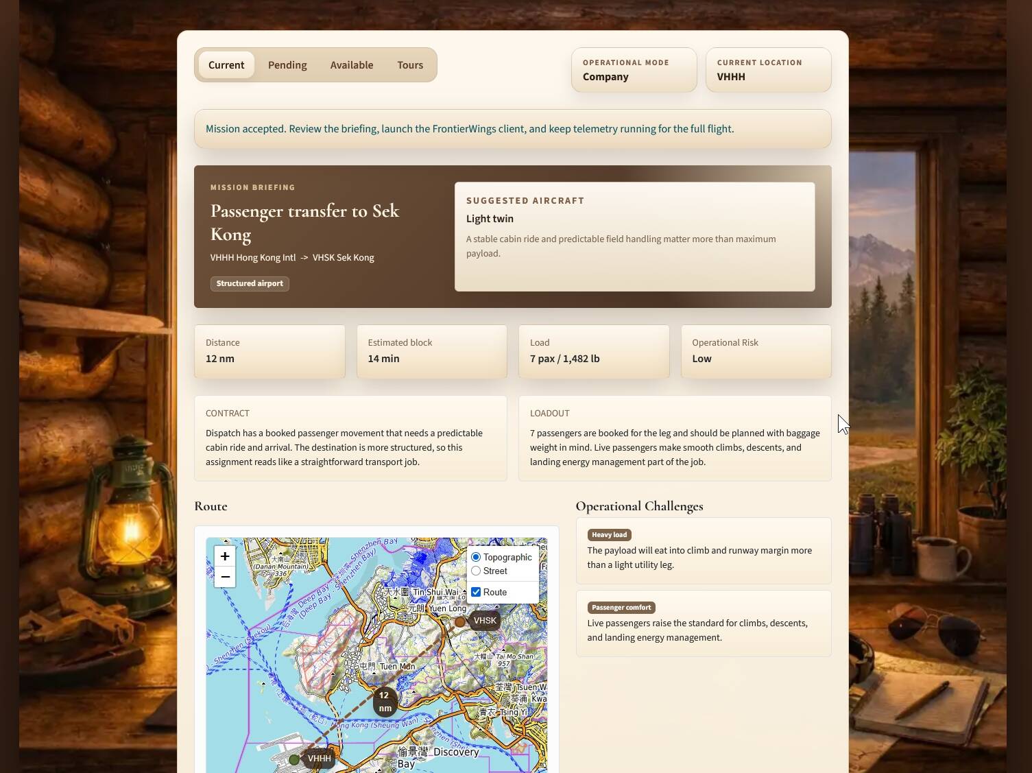 FrontierWings is a bush flying career platform for MSFS that puts the flying first 2 frontierwings bush pilot career msfs 1