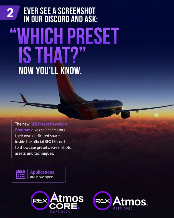 rex atmos presets creator program msfs 3