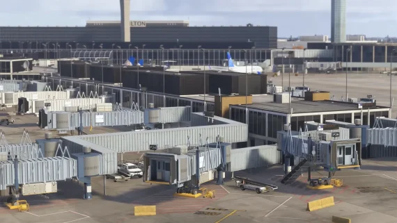 iniBuilds Chicago O'Hare releases this week with first footage of the multi-jetway system in action 10 inibuilds chicago o hare msfs 2024
