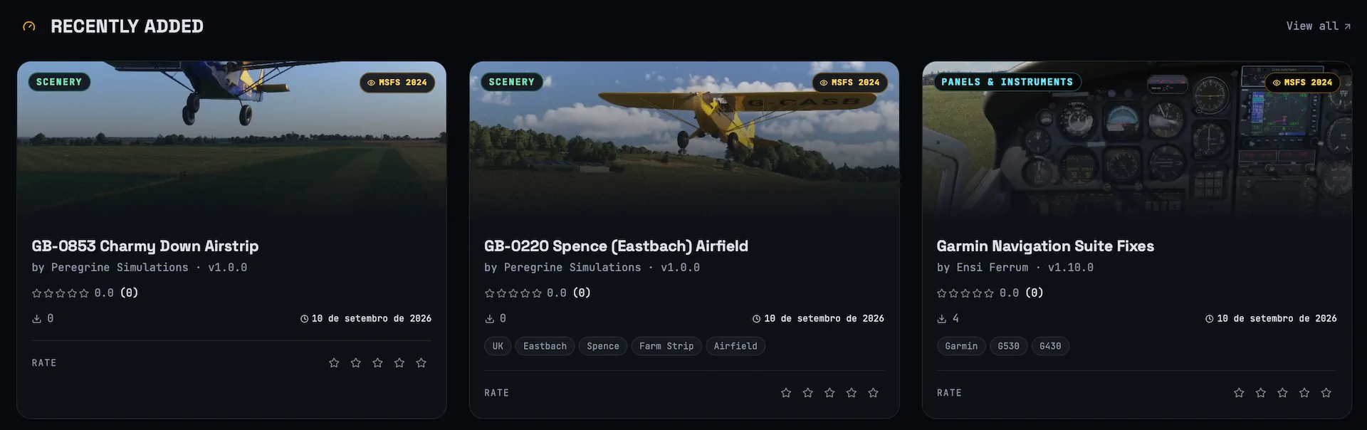 hangar addons new freeware website msfs 3